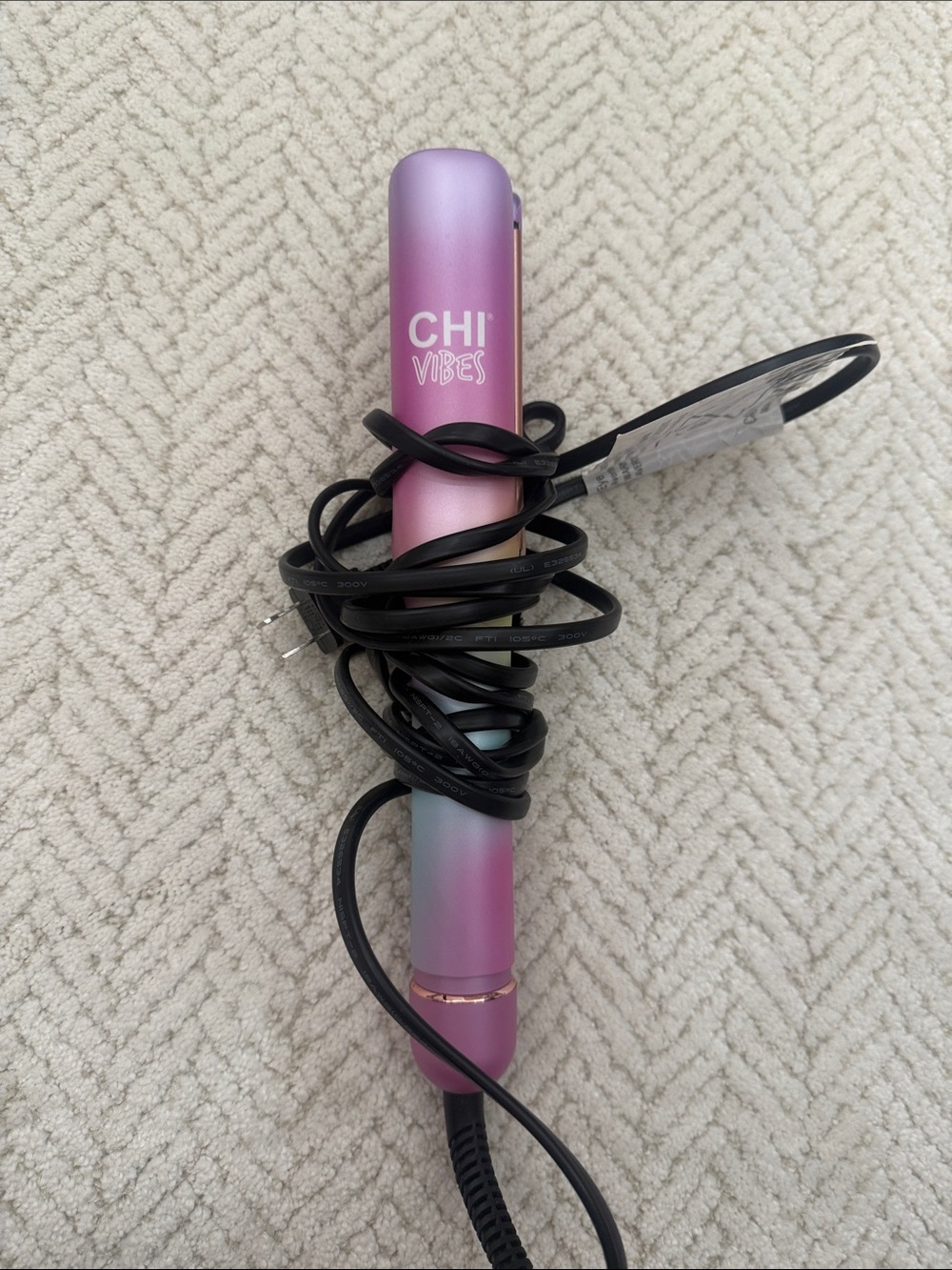 CHI Vibes Pink Gradient Mini Flat Iron for Women